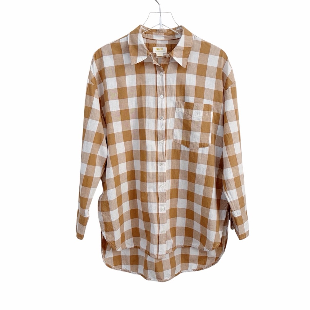 Anthropologie | Buffalo Check Button Down Maeve Bennet Shirt